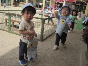 みてみてーと得意気です