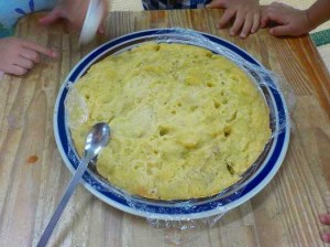 おいしいケーキの出来上がり