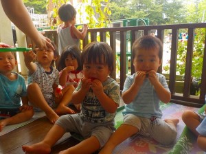 何度もおかわりをしていました