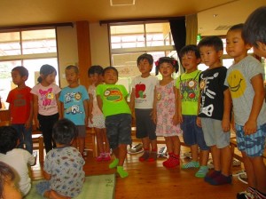 元気な素敵な歌声でした。 