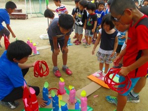 ねらいをさだめて・・・