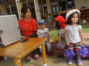 先生もがんばって～