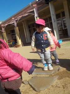 氷の通り道だよ