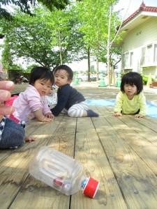 ペットボトルころころ・・・